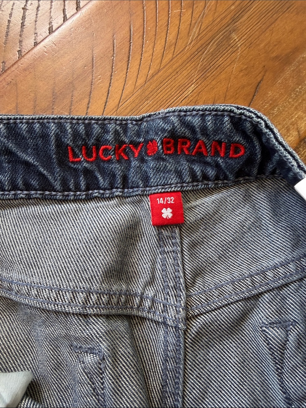 Women’s Lucky Brand Jeans Palazzo New Wide Leg 14 / 32 Denim pants NWT - Picture 4 of 9